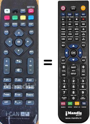 Comandos &agrave; dist&acirc;ncia equivalente I-CAN I-CAN1110SV-STORM