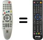 Comandos &agrave; dist&acirc;ncia equivalente Metronic SYSTEC2