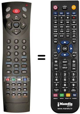 Comandos à distância equivalente Firstline CVD1420