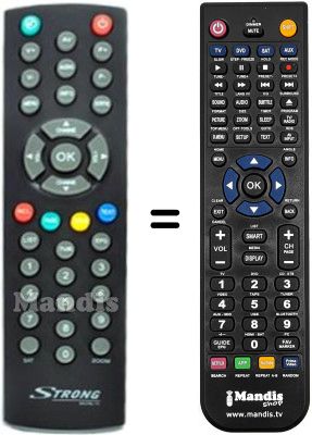 Comandos à distância equivalente Strong SRT6415