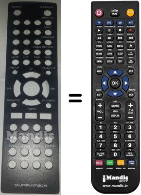 Comandos à distância equivalente Supratech Vision Helena