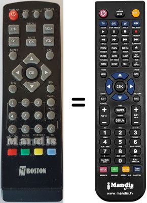 Comandos &agrave; dist&acirc;ncia equivalente Engel RT3620TBOSTON