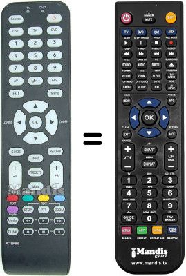 Comandos à distância equivalente Thomson 46E91NF32