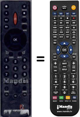 Comandos &agrave; dist&acirc;ncia equivalente WHV3919W