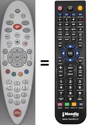 Comandos à distância equivalente WHV3941W