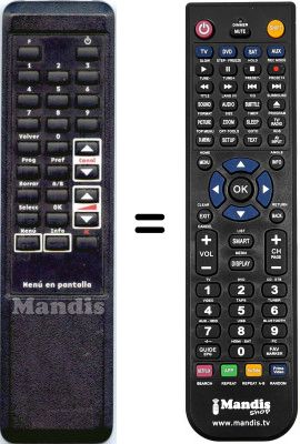 Comandos &agrave; dist&acirc;ncia equivalente WHV15492W