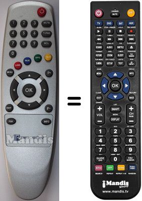 Comandos à distância equivalente Belson SEC15545W