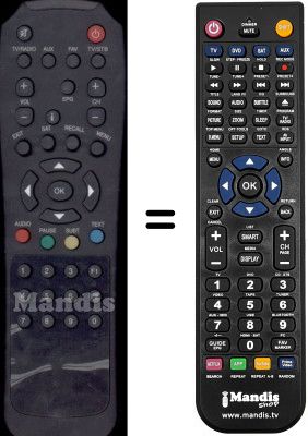 Comandos à distância equivalente WHV3191W