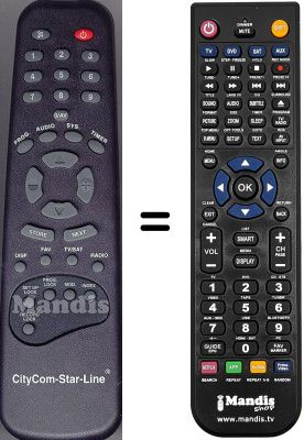 Comandos à distância equivalente WHV3292W