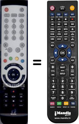 Comandos à distância equivalente WHV15754W