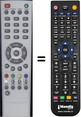 Comandos &agrave; dist&acirc;ncia equivalente WHV15837W