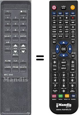 Comandos &agrave; dist&acirc;ncia equivalente WHV3270W