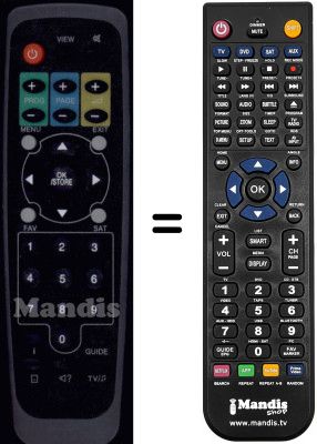 Comandos à distância equivalente WHV3110W