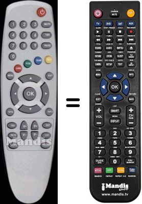 Comandos à distância equivalente WHV3112W