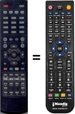 Comandos à distância equivalente WHV15776W