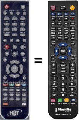 Comandos à distância equivalente WHV15906W