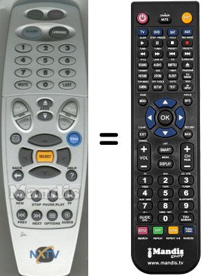 Comandos &agrave; dist&acirc;ncia equivalente WHV15376W