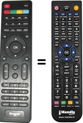 Comandos &agrave; dist&acirc;ncia equivalente HVS53489