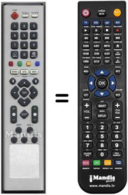 Comandos &agrave; dist&acirc;ncia equivalente HVS53371