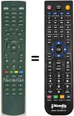 Comandos &agrave; dist&acirc;ncia equivalente HVS53455