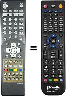 Comandos à distância equivalente DMTech HVS54879