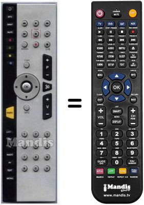 Comandos &agrave; dist&acirc;ncia equivalente HVS53386