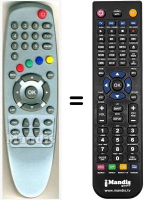 Comandos &agrave; dist&acirc;ncia equivalente HVS53475