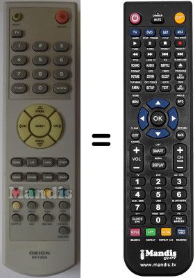 Comandos à distância equivalente HVS54754