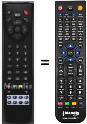 Comandos à distância equivalente HVS53256