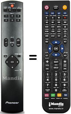 Comandos à distância equivalente Pioneer SEC15352