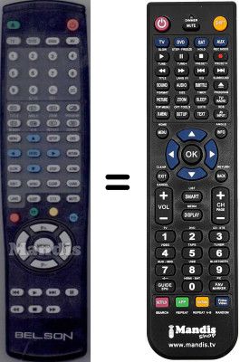 Comandos à distância equivalente WHV14720