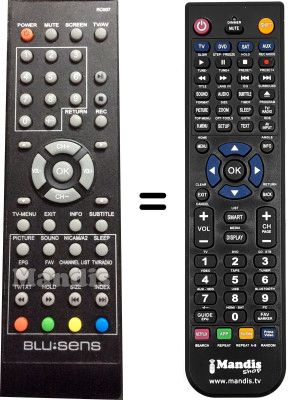 Comandos à distância equivalente WHV14323