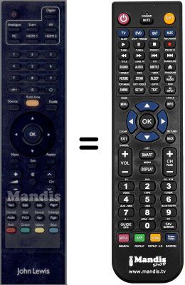 Comandos &agrave; dist&acirc;ncia equivalente WHV14353