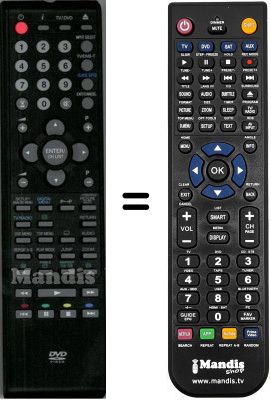 Comandos &agrave; dist&acirc;ncia equivalente Orion WHV14774