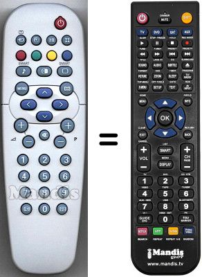 Comandos à distância equivalente Philips WHV15719