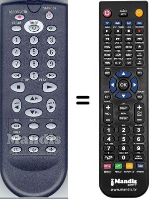 Comandos à distância equivalente WHV5915