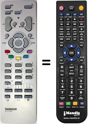 Comandos à distância equivalente Thomson WHV3437
